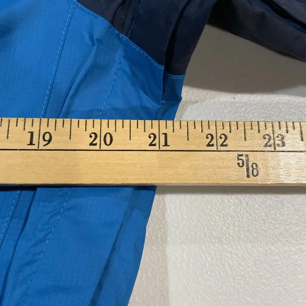 The North Face Venture Jacket Men's Small Blue Hooded Windbreaker New